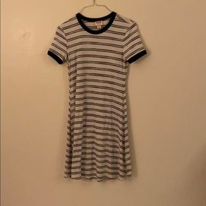 striped tshirt dress